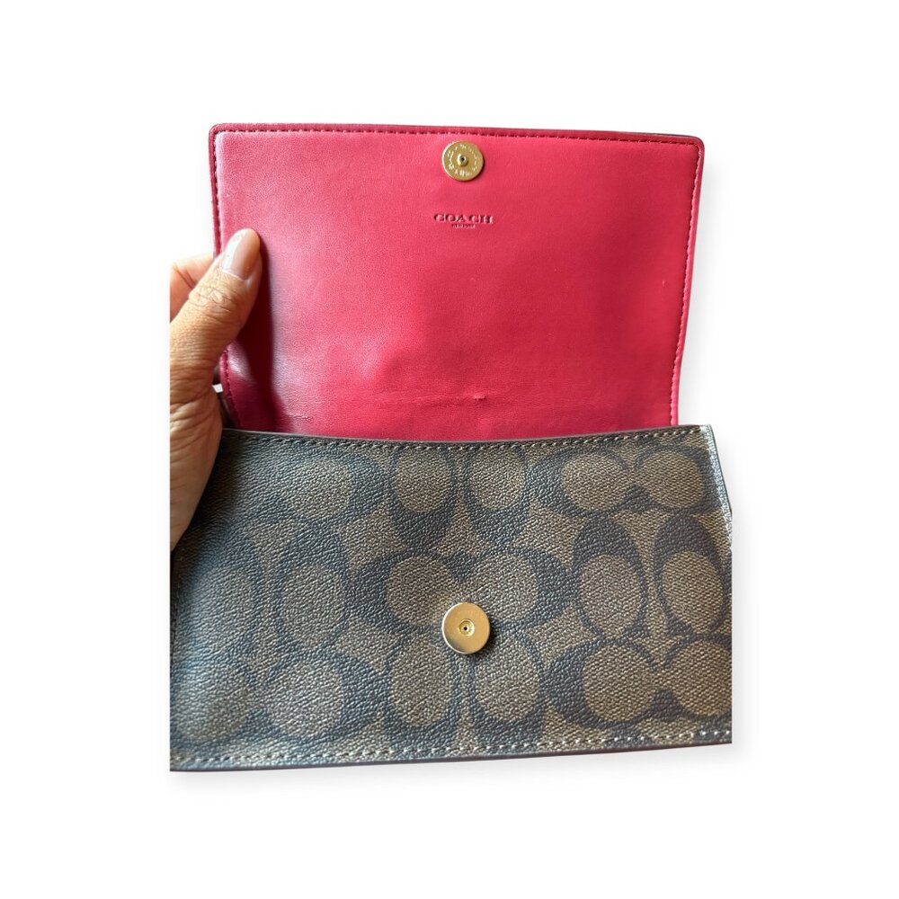 Coach Signature Canvas & Leather Belt Bag / Crossbody - Picture 5 of 10